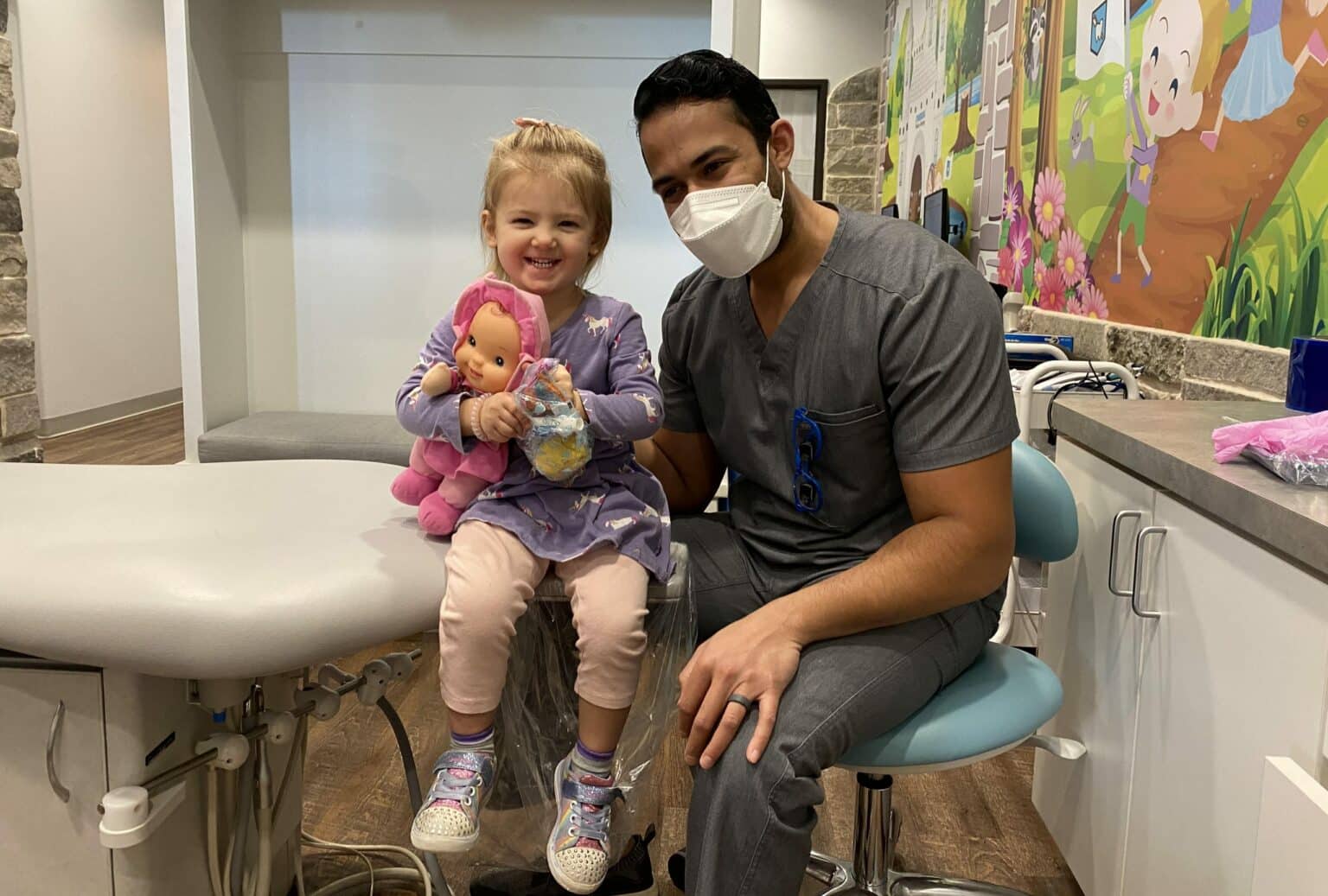 Dental Services at Stonebrook Pediatric Dentistry include Toddler Dental Exam